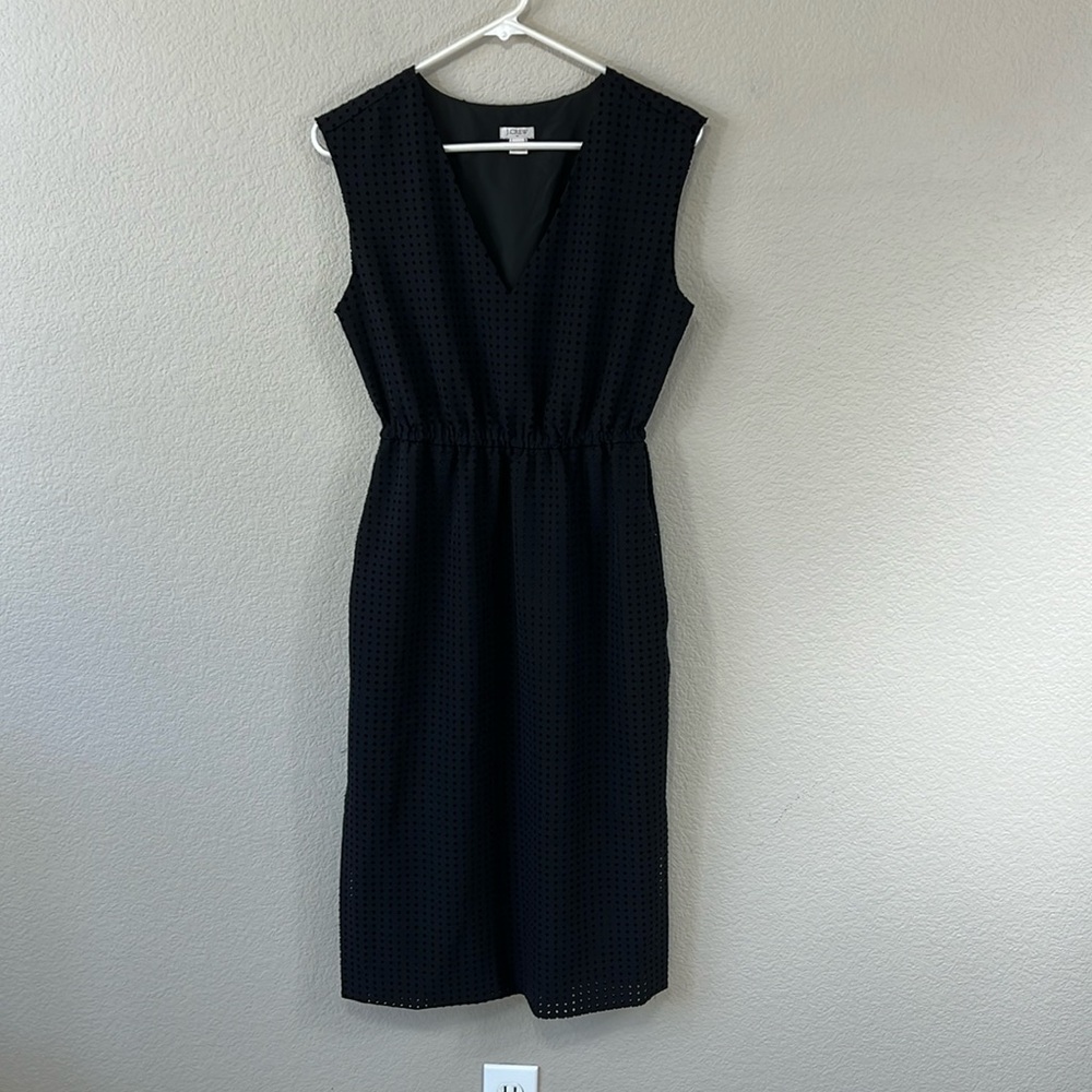 J. Crew Factory Black Midi Dress Size 0